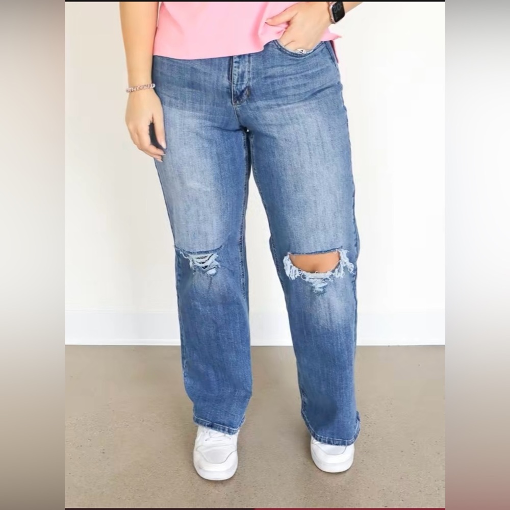 RFM Tummy Control Wide Leg Jeans